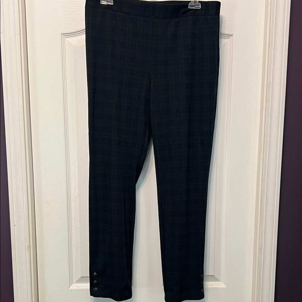 Talbots Plaid Skinny Ankle Pants